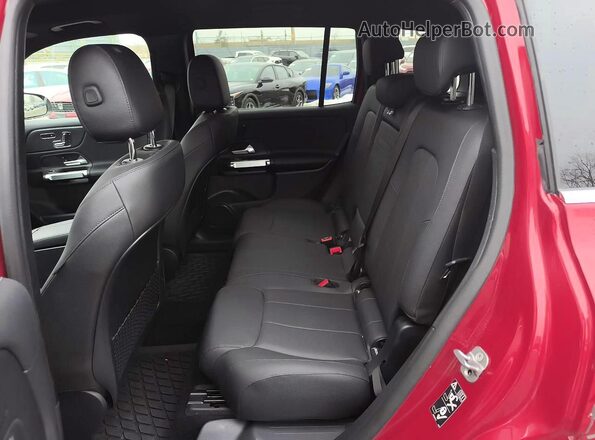 W1N4M4HB3RW370008 2024 MERCEDES-BENZ GLB-CLASS Red Вид задньої частини салону