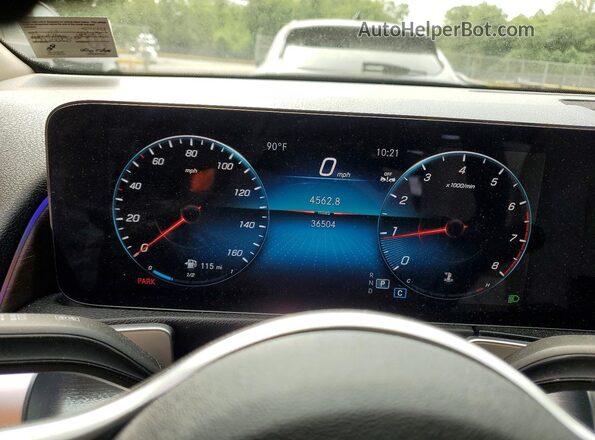 W1N4M4HB4PW268424 2023 MERCEDES-BENZ GLB-CLASS Black Widok zestawu wskaźników