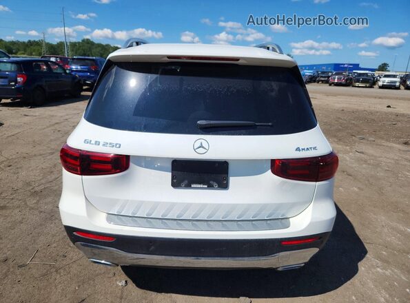 W1N4M4HB4SW402342 2025 MERCEDES-BENZ GLB-CLASS White უკანა ხედი