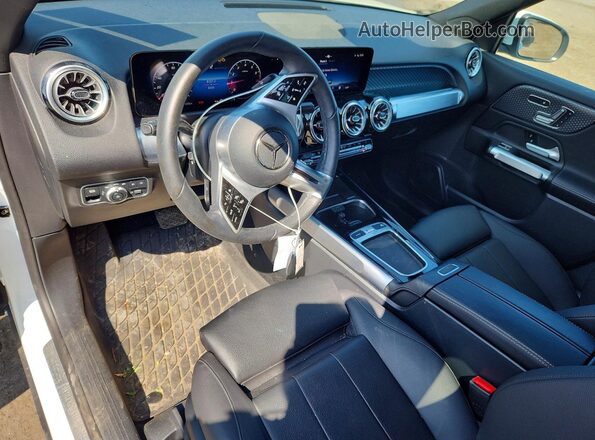 W1N4M4HB4SW402342 2025 MERCEDES-BENZ GLB-CLASS White წინა პანელის ხედი