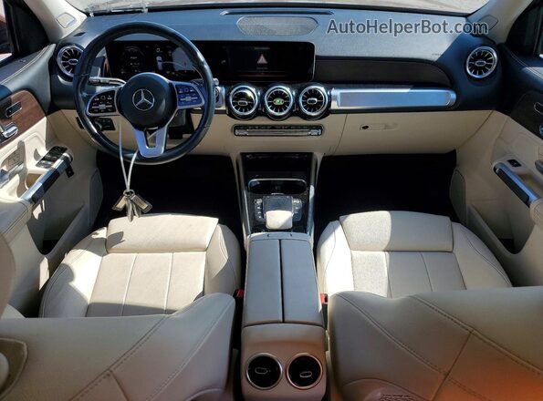 W1N4M4HB5MW155139 2021 MERCEDES-BENZ GLB-CLASS Brown Dashboard view