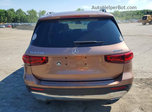 W1N4M4HB5MW155139 2021 MERCEDES-BENZ GLB-CLASS Brown Rear view