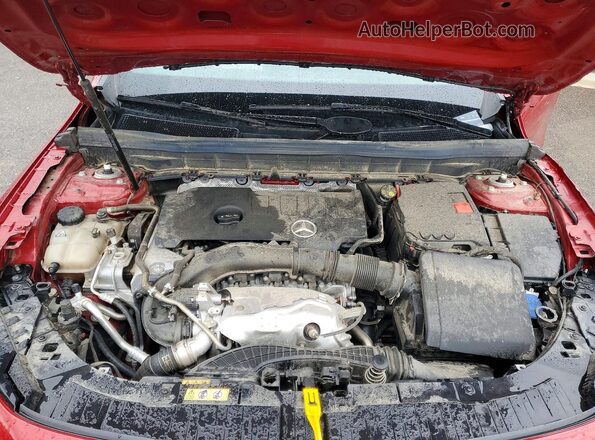 W1N4M4HB5NW188448 2022 MERCEDES-BENZ GLB-CLASS Red ძრავის განყოფილების ხედი