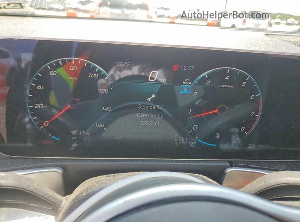 W1N4M4HB6MW115863 2021 MERCEDES-BENZ GLB-CLASS Серый Вид щитка приборов
