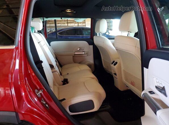 W1N4M4HB7LW038161 2020 MERCEDES-BENZ GLB-CLASS Red Rear seats view