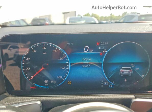 W1N4M4HB7PW283595 2023 MERCEDES-BENZ GLB-CLASS White Instrument cluster view