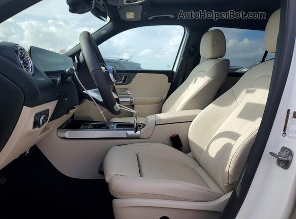 W1N4M4HB7SW435464 2025 MERCEDES-BENZ GLB-CLASS White Вид салону спереду