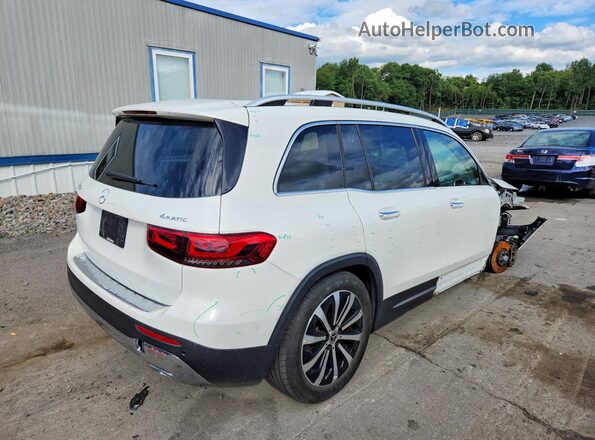 W1N4M4HB8MW092375 2021 MERCEDES-BENZ GLB-CLASS Белый Задняя правая четверть