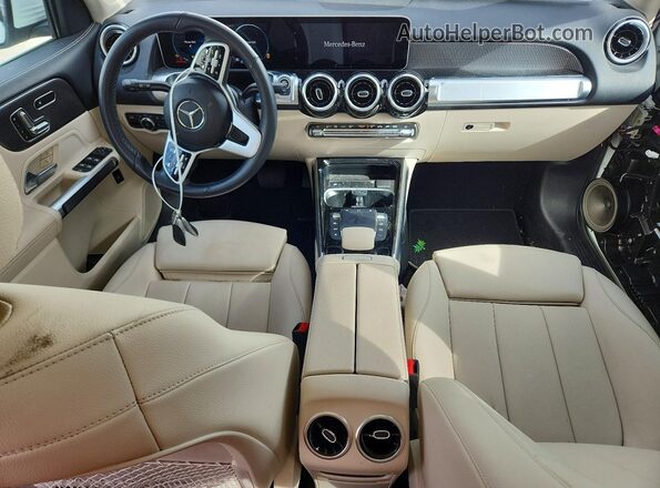 W1N4M4HB8MW092375 2021 MERCEDES-BENZ GLB-CLASS Белый Вид панели приборов