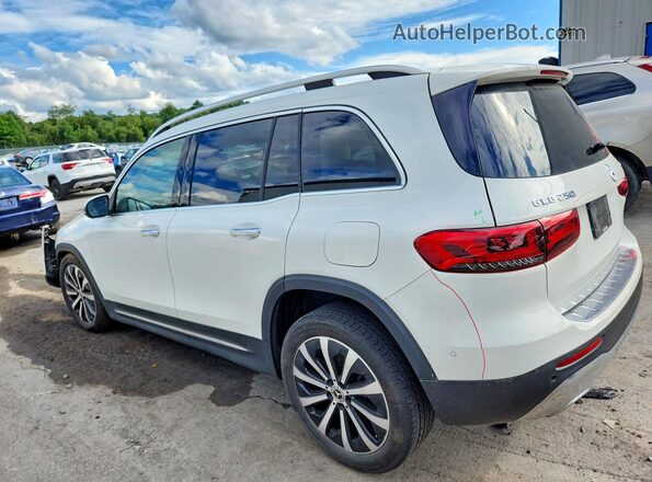 W1N4M4HB8MW092375 2021 MERCEDES-BENZ GLB-CLASS Белый Задняя левая четверть