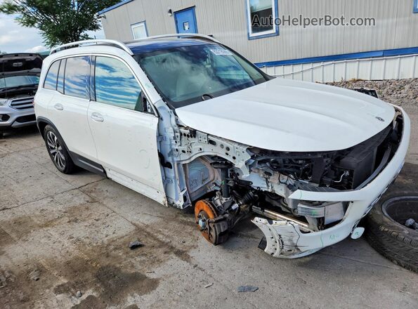 W1N4M4HB8MW092375 2021 MERCEDES-BENZ GLB-CLASS Белый Передняя правая четверть