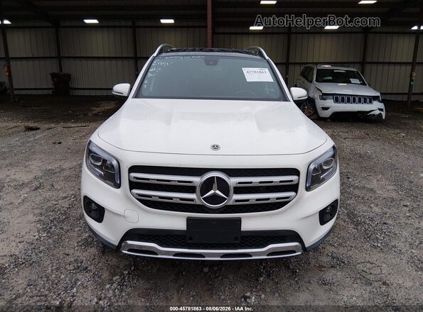 W1N4M4HB8PW307578 2023 MERCEDES-BENZ GLB-CLASS White Սարքավորումների վահանակի տեսք