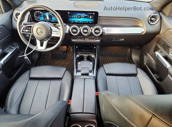 W1N4M4HB9MW109166 2021 MERCEDES-BENZ GLB-CLASS Gray Vista del salpicadero