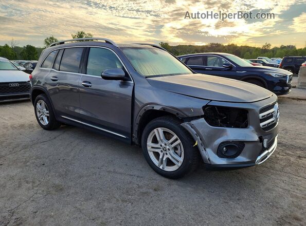 W1N4M4HB9MW109166 2021 MERCEDES-BENZ GLB-CLASS Gray Delantero derecho