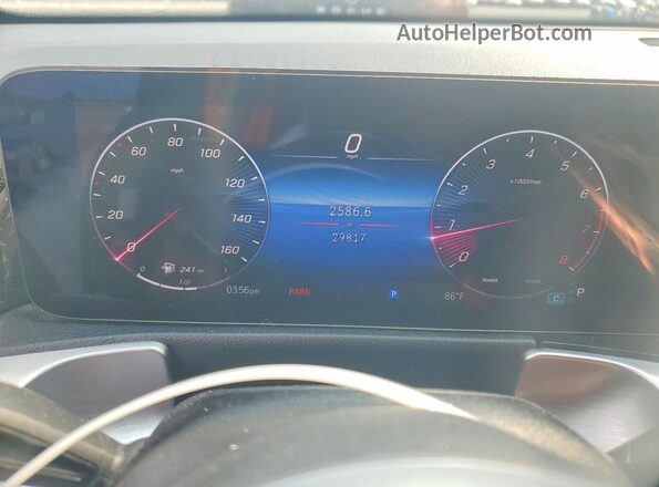 W1N4M4HB9RW375830 2024 MERCEDES-BENZ GLB-CLASS Black Widok zestawu wskaźników