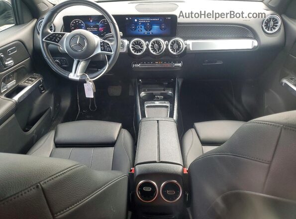 W1N4M4HB9RW375830 2024 MERCEDES-BENZ GLB-CLASS Black Widok deski rozdzielczej
