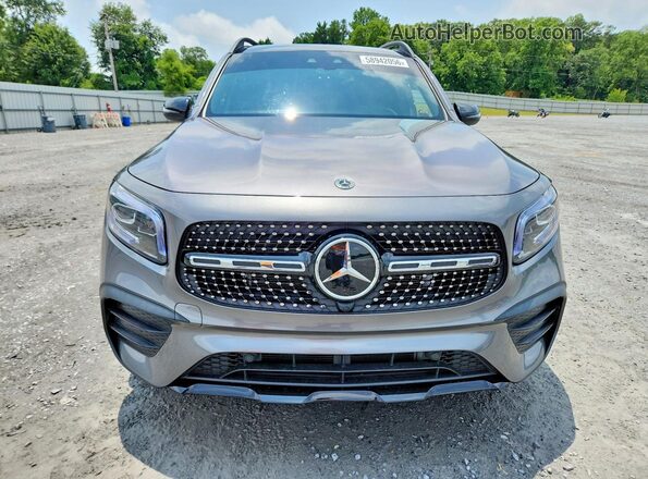 W1N4M4HBXNW249907 2022 MERCEDES-BENZ GLB-CLASS Gray Front view