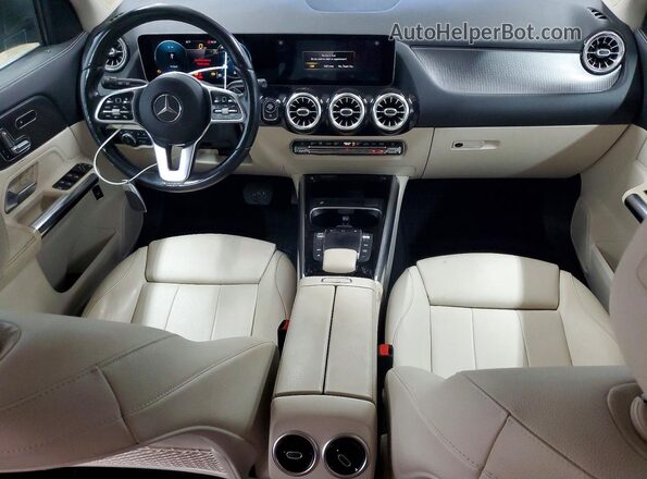 W1N4N4HB2MJ169400 2021 MERCEDES-BENZ GLA Gray Вид панелі приладів