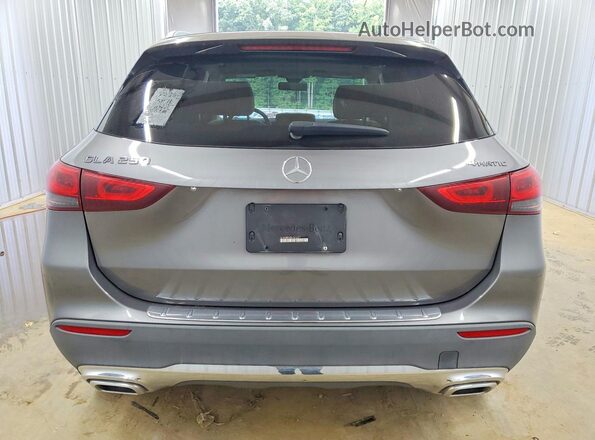 W1N4N4HB2MJ169400 2021 MERCEDES-BENZ GLA Gray Вид ззаду
