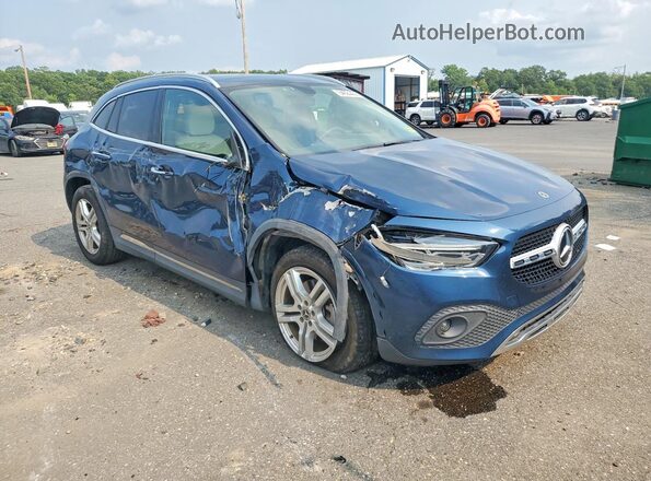 W1N4N4HB2MJ215744 2021 MERCEDES-BENZ GLA Blue Przód prawy