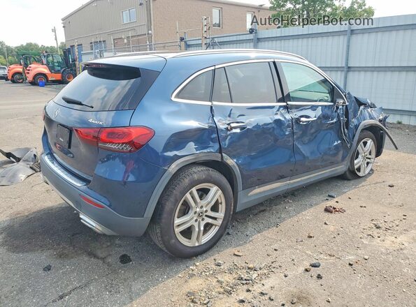 W1N4N4HB2MJ215744 2021 MERCEDES-BENZ GLA Blue Tył prawy