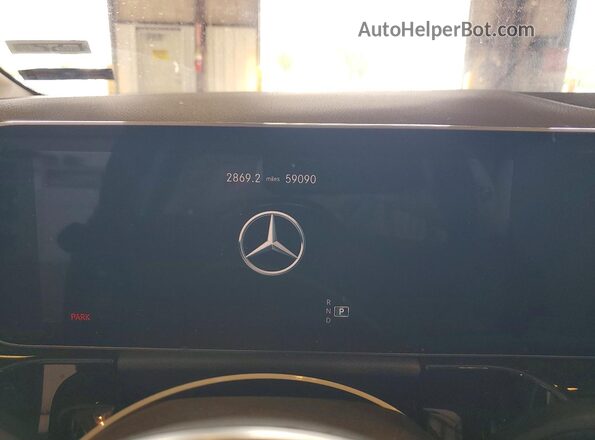 W1N4N4HB4MJ282796 2021 MERCEDES-BENZ GLA Blue Vista del cuadro de instrumentos