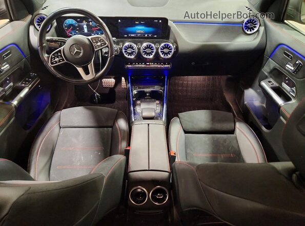 W1N4N4HB6PJ454962 2023 MERCEDES-BENZ GLA Gray Widok deski rozdzielczej