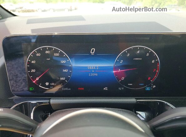 W1N4N4HB7SJ654869 2025 MERCEDES-BENZ GLA Black Vista del cuadro de instrumentos