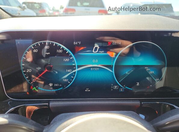 W1N4N4HB8MJ162273 2021 MERCEDES-BENZ GLA Black Instrument cluster view