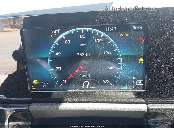 W1N4N4HB8PJ429965 2023 MERCEDES-BENZ GLA 250 Черный Вид задних сидений