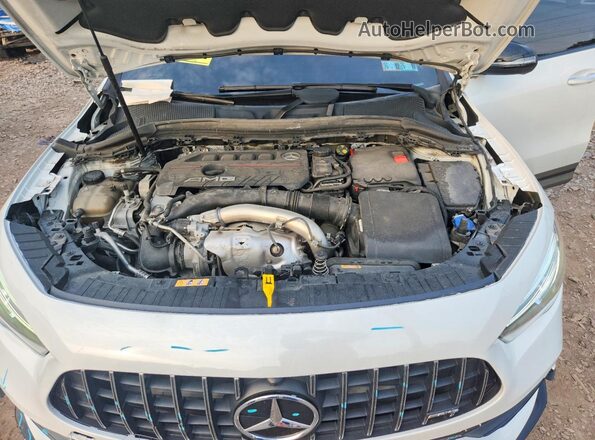 W1N4N5BBXMJ252202 2021 MERCEDES-BENZ GLA White Vista del compartimento del motor