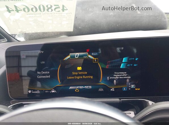 W1N4N5DB1NJ346516 2022 MERCEDES-BENZ AMG GLA 45 Серый Вид задних сидений