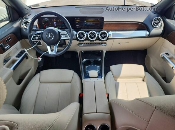 W1N9M0KB5PN053261 2023 MERCEDES-BENZ EQB White წინა პანელის ხედი