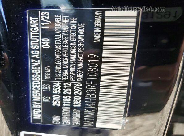 W1NKJ4HB3RF108019 2024 MERCEDES-BENZ GLC-CLASS Черный Вид подкапотного пространства