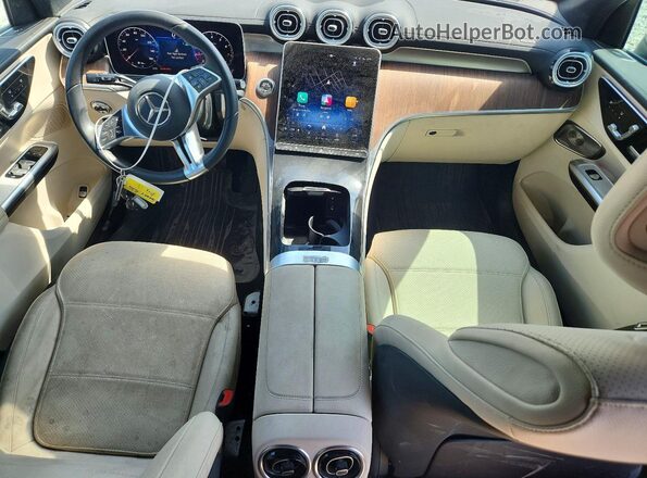 W1NKM4GB1SF296490 2025 MERCEDES-BENZ GLC-CLASS Белый Вид панели приборов