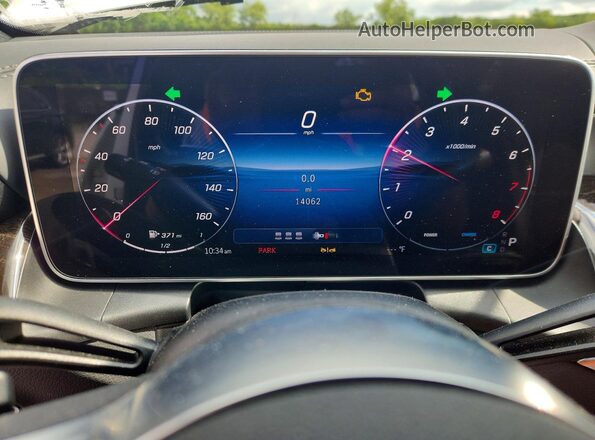 W1NKM4HB9SF253255 2025 MERCEDES-BENZ GLC-CLASS White Instrument cluster view