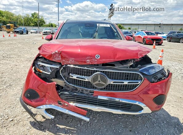 W1NKM4HBXRF122314 2024 MERCEDES-BENZ GLC-CLASS Red Вид спереду