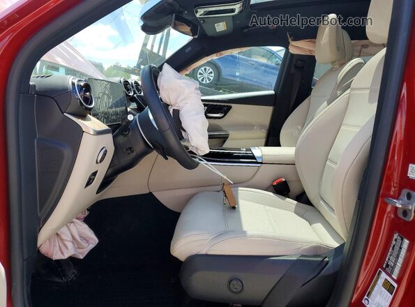 W1NKM4HBXRF122314 2024 MERCEDES-BENZ GLC-CLASS Red Вид салону спереду