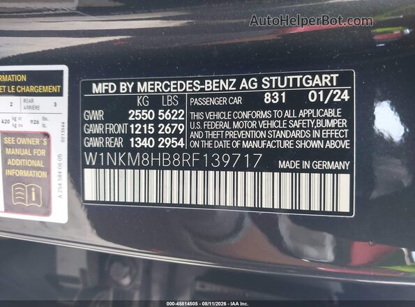 W1NKM8HB8RF139717 2024 MERCEDES-BENZ AMG GLC 43 Серый Вид подкапотного пространства