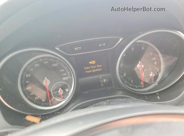 W1NTG4EB3LU030898 2020 MERCEDES-BENZ GLA Red Widok zestawu wskaźników