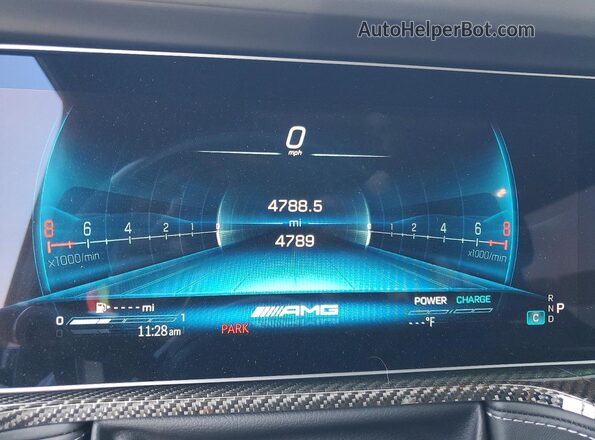 W1NWH5AB6SX057984 2025 MERCEDES-BENZ G-CLASS Gray Вид щитка приладів