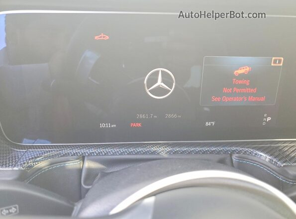 W1NWM0AB0SX031377 2025 MERCEDES-BENZ G-CLASS White Instrument cluster view
