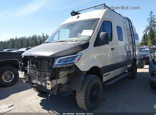 W1W4EBVY6NP501300 2022 MERCEDES-BENZ SPRINTER Tan Vista tres cuartos delantera izquierda