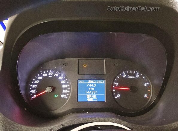 W1W4ECHY7LT036838 2020 MERCEDES-BENZ SPRINTER White Вид щитка приладів