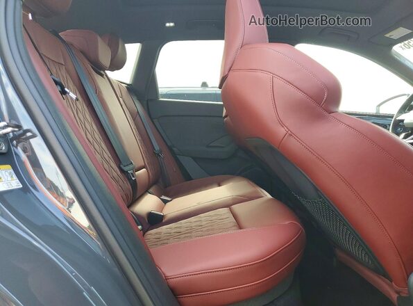 WA125BGF7SA050336 2025 AUDI SQ6 Gray Вид задніх сидінь