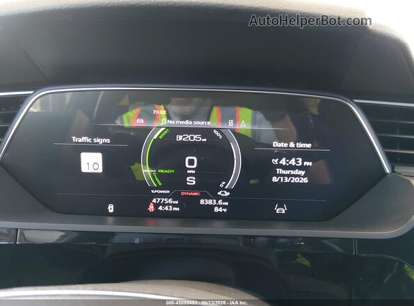 WA12AAGE8MB030364 2021 AUDI E-TRON Black უკანა სავარძლების ხედი