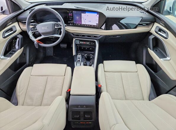 WA12AAGU1S2080835 2025 AUDI Q5 White Widok deski rozdzielczej