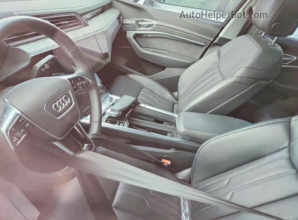 WA13AAGE3NB025787 2022 AUDI E-TRON White Vista del salpicadero