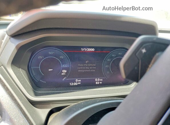 WA13UBFZ6RP069681 2024 AUDI Q4 Gray Instrument cluster view