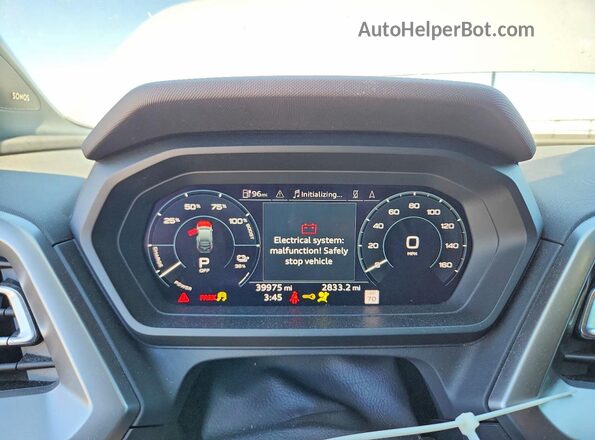 WA142BFZ9PP027450 2023 AUDI Q4 Gray Instrument cluster view